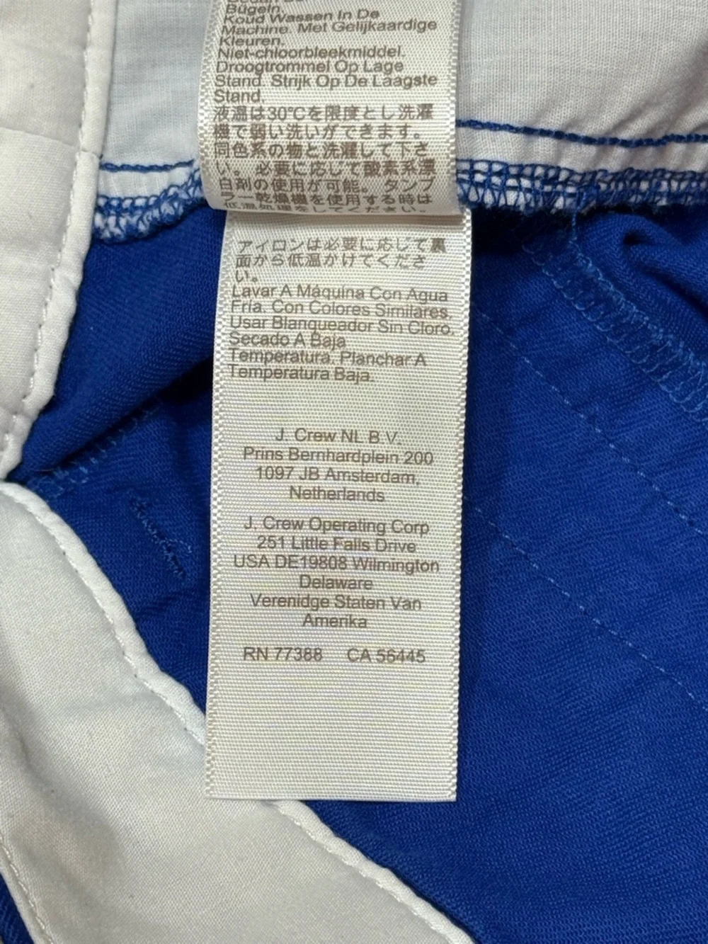 J.Crew Women's 3-Inch Chino Shorts in Bright Blue Size 4 - Picture 6 of 6